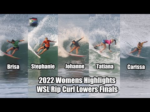 Womens Surfing Highlights from World Championship Finals - 4K - 09-08-2022