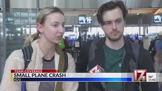 Flights delayed after small plane crash at RDU Wednesday