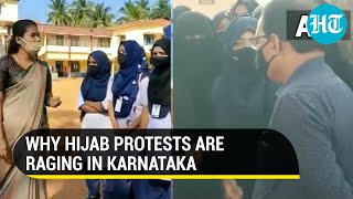 Hijab Row: Second Karnataka college won’t allow students with Hijab; Now boys back Muslim girls video