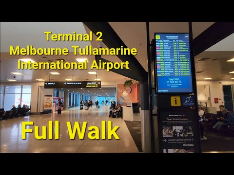 Full Walk Melbourne Tullamarine International Airport Terminal 2 Lounges - Portões de embarque Austrália