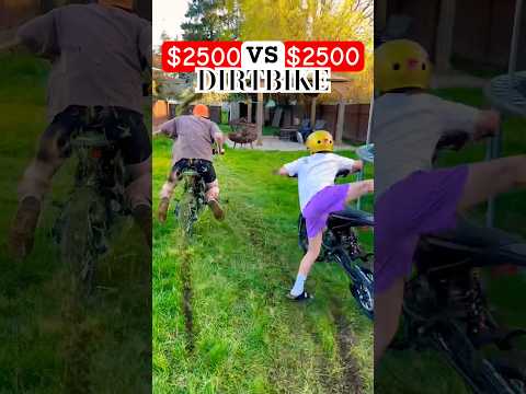 $2500 vs $2500 Dirt Bike Battle!