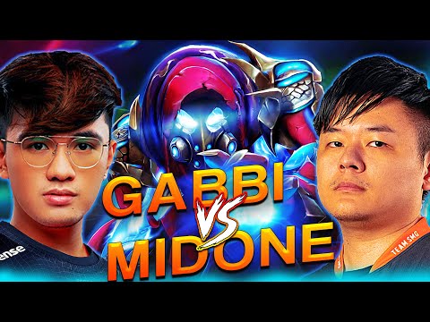 GABBI ARC WARDEN Great Battle And Even Game vs MIDONE PUCK | Intensive Teamfights | Dota 2