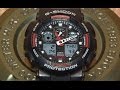 Настройка часов Casio G-SHOCK ga100 (110,120) 