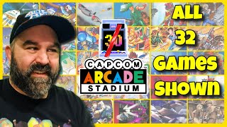 Capcom Arcade Stadium All 32 Games Shown