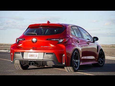 GR Corolla RK Titanium dual center exit track edition