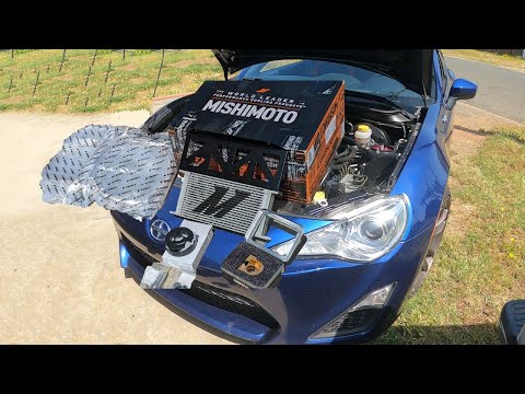 How to install Mishimoto oil cooler (full length) for Subaru BRZ Toyota GT86 Scion FR-S