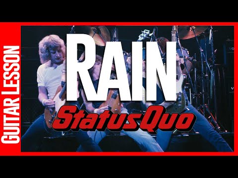 Status Quo - Rain - Guitar Lesson
