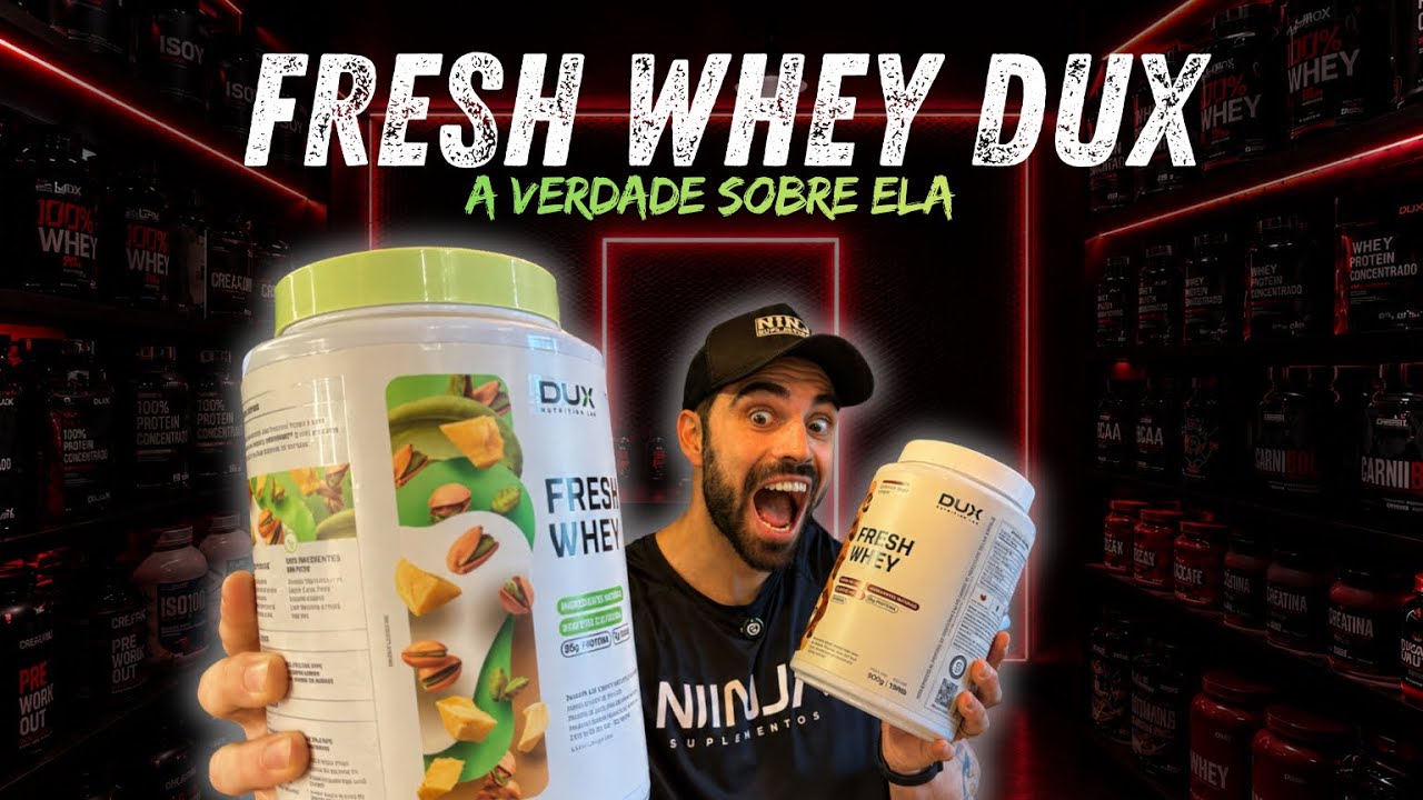 Miniatura da avaliação em vídeo de Proteína Dux Nutrition Whey Protein Concentrado Butter Cookie 900g