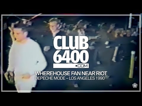 Depeche Mode - March 20, 1990 Wherehouse Fan Near Riot in Los Angeles - CLUB 6400 - 80s Music