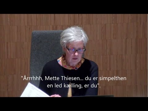 Hanne Kirkegaard (V) kalder Mette Thiesen (NB) for en 'led kælling'