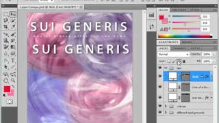 Photoshop CS5 Tutorial Locking Layers Adobe Training Lesson 9.5