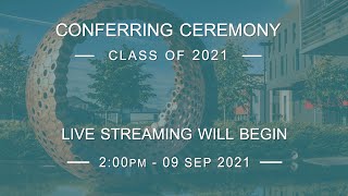 2:00PM - Conferring Ceremony 03 - Thursday 9 September