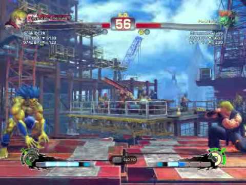 SSFIV AE Battle of the Ultras - GoukiDC2R (Ken) vs Diamond Dude (Blanka)