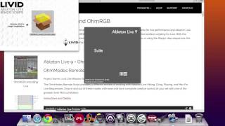 Video thumbnail for Livid OhmRGB - OhmModes Ableton setup instruction by lividTV