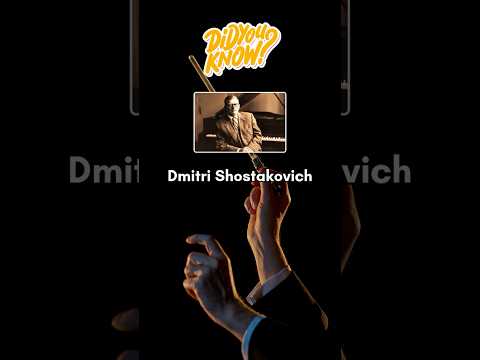 Music Trivia No. 50 #interestingfacts #musictrivia #shostakovich