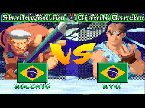 Street Fighter Alpha 2: Shadowonlive Vs Grande Gancho - FT10