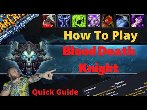 Quick & Simple Blood DK WotLK Guide | Mini Tank Guide | WotLK Classic Patch 3.3.5