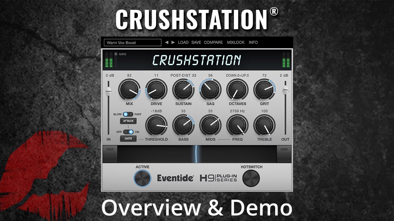 Eventide CrushStation Plug-in for Desktop & iOS - YouTube