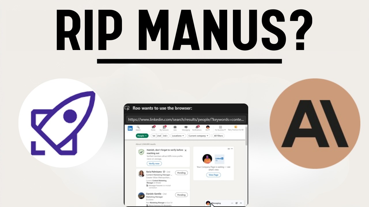 BETTER THAN MANUS: Roo Code + Remote Browser Use (AUTOMATE YOUR LIFE)
