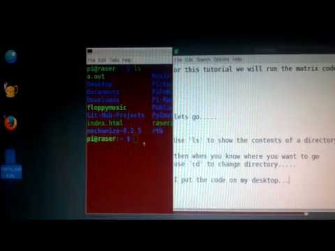 Command Terminal Tutorial Matrix Movie Code Running Python From Dos Or Linux