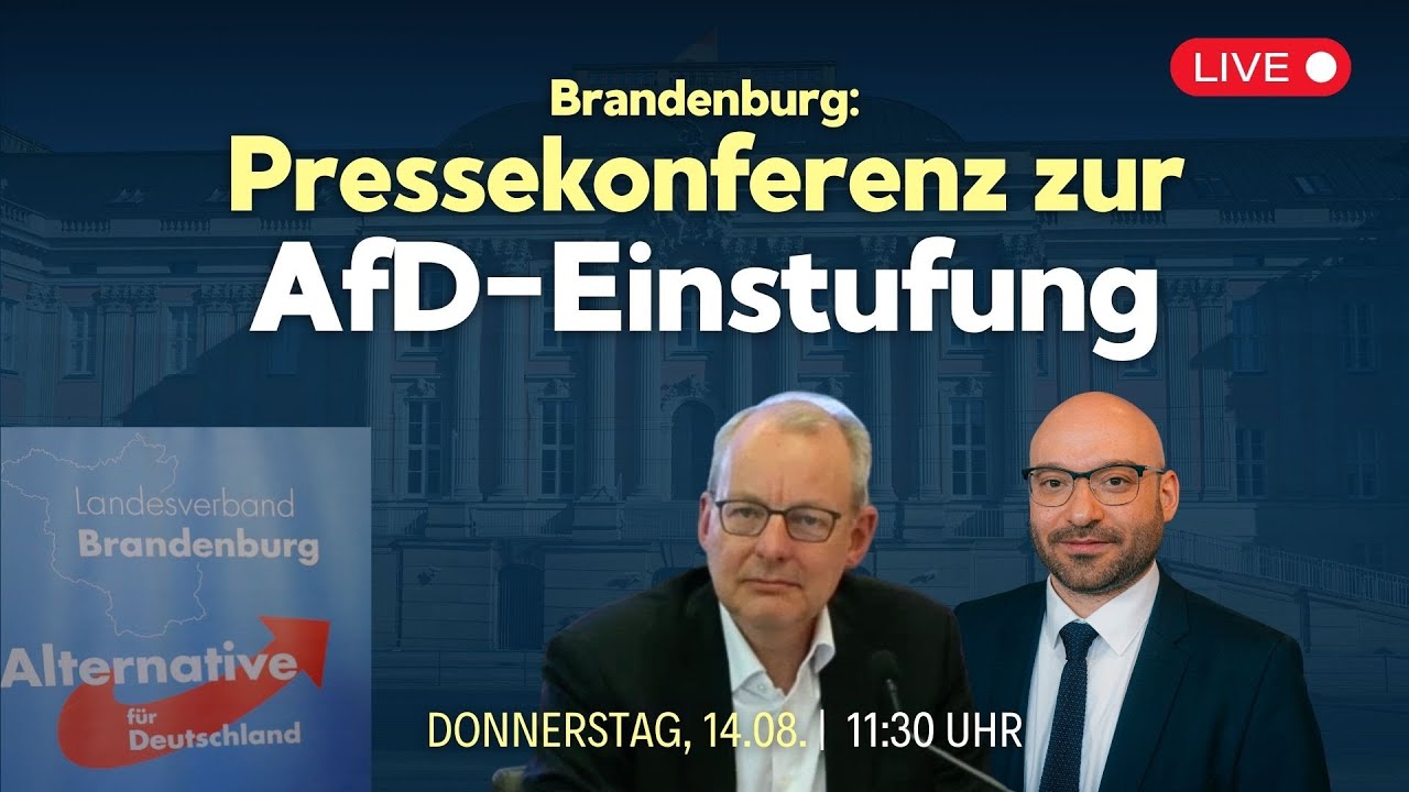 Brandenburg veröffentlicht Einstufung der AfD als „gesichert rechtsextremistisch“