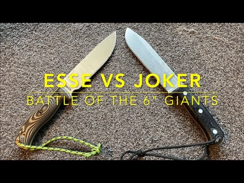 ESEE vs Joker:  Battle of the 6" Giants