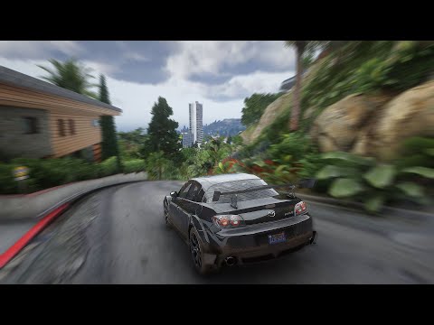 GTA 5 Remastered Graphics Mod With Dense Forest And Realistic Vegetation Gameplay On RTX3080 4K60FPS