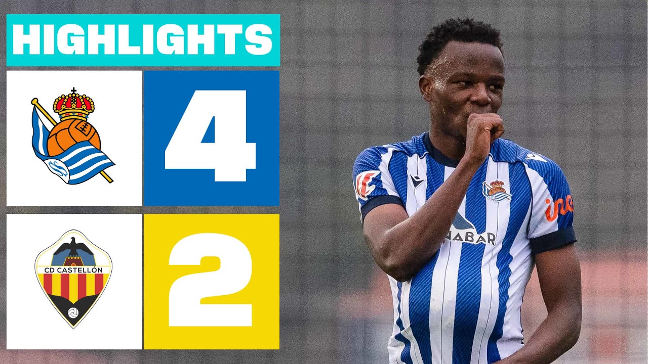 Real Sociedad B U21 vs CD Castellón Highlights
