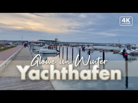 Yachthafen in Glowe - Rügen Winter 2022 (4K Walk)