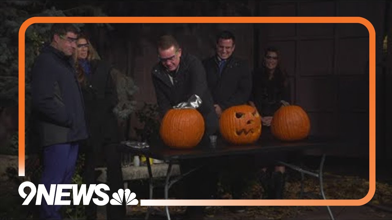 Exploding pumpkins offer Halloween fun