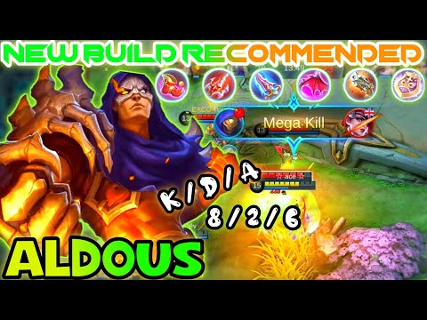 build aldous tersakit dan terkuat 2020 terbaru | mythic | solo rangked - mobile legends