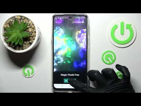 ULEFONE Note 13P - How To Download And Apply Live Wallpaper (Magic Fluids Free).MP4