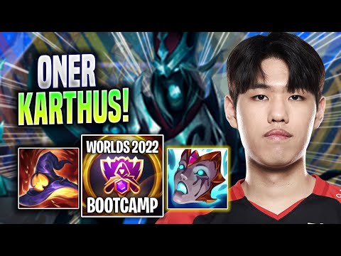 ONER CRAZY GAME WITH KARTHUS! - T1 Oner Plays Karthus JUNGLE vs Jarvan! | Bootcamp 2022