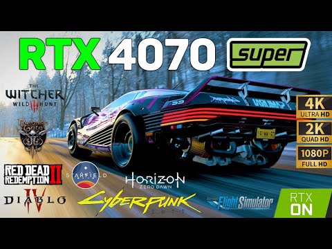 RTX 4070 SUPER 12GB - Test in 10 Games | 1080p | 1440p | 4K |
