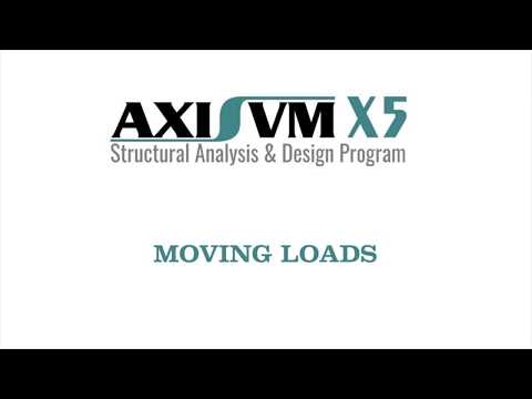 AxisVM X5 - Design of crane beam with moving loads