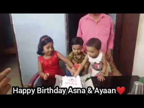 Happy birthday Asna and Ayaan ❤️❤️❤️