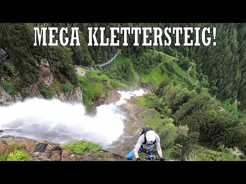 Mega Klettersteig am Wasserfall! | Klettersteig Stuibenfall (C) | Umhausen Österreich