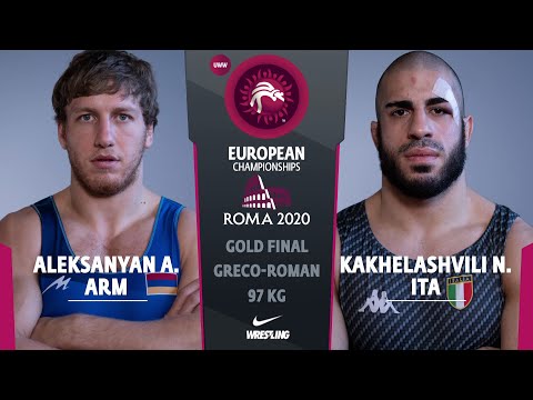 GOLD GR - 97 kg: A. ALEKSANYAN (ARM) v. N. KAKHELASHVIL (ITA)