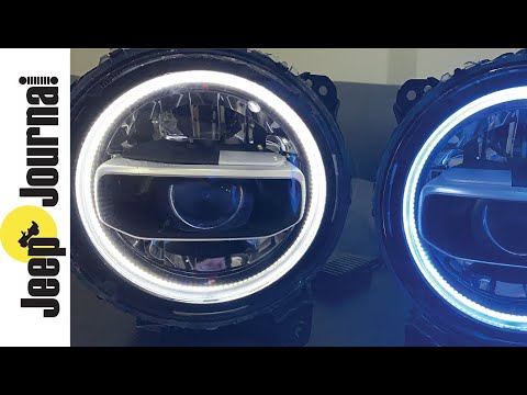 Jeep JL Wrangler Halo Lights - Diode Dynamics RGBW HD LED Halos for 2018-2020 Jeep JL Wrangler