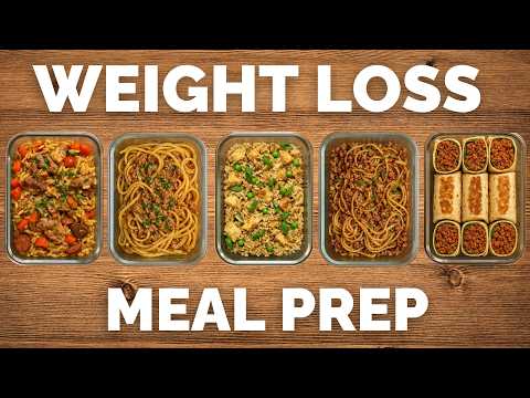 The 5 BEST High Protein Meal Prep Recipes for Weight Loss: Delicious, Easy & Family Friendly.