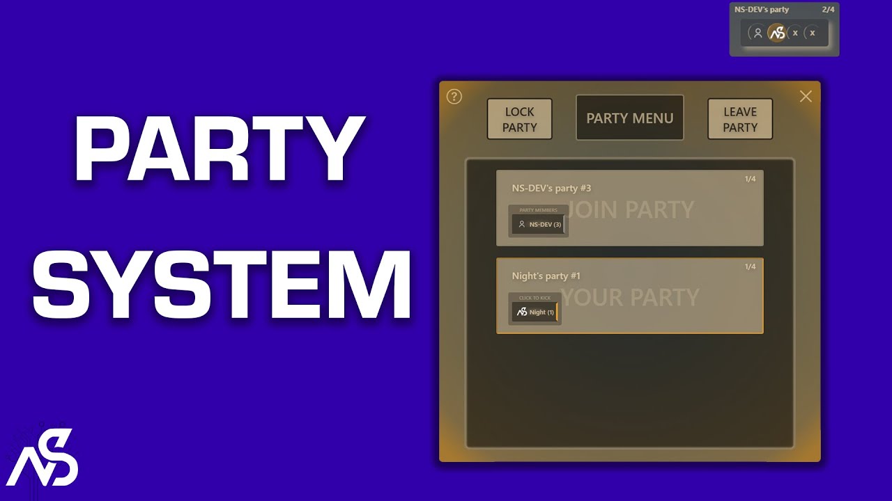 [PAID] [STANDALONE] Party System for FiveM (OneSync Infinity!) thumbnail 2