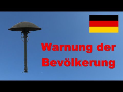 Sirenensignal "Warnung der Bevölkerung" (Deutschland)