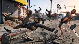 Magnetic Bomb Gun in GTA 5 Causes The Most INSANE Physics Ever