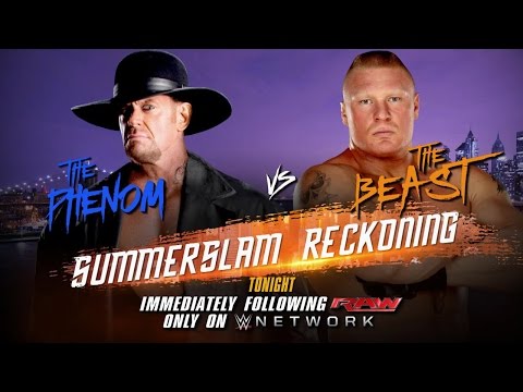 A look at the intense rivalry between The Undertaker and Brock Lesnar: Raw, Aug. 10, 2015