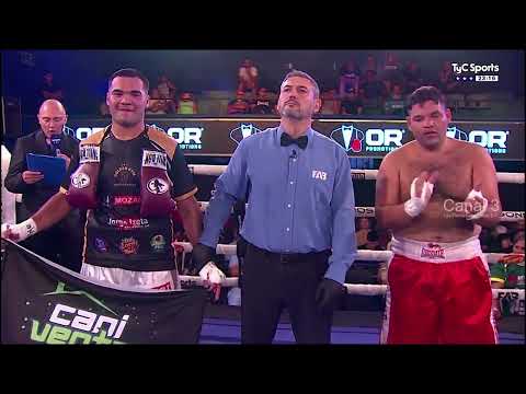 EL FLORENSE KARIM CRUCCE DEMOLIÓ A MORZÁN EN LA FAB Y SIGUE INVICTO CON 8 KO