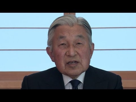 Japan Emperor Akihito delivers historic speech