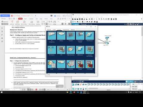 4.2.2.11 Packet Tracer - Configuring Extended Acls Scenario 2