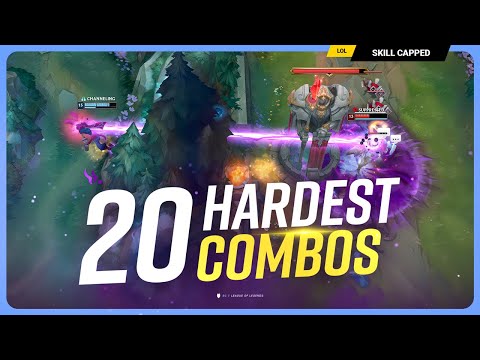 The 20 HARDEST COMBOS in League of Legends! (Ranked by difficulty)