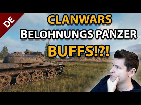 Clanwars Belohnungspanzer Buffs ! - Chieftain/T95 - M60 - 121B - KV-4 Kres. - IS-5 - T23E3