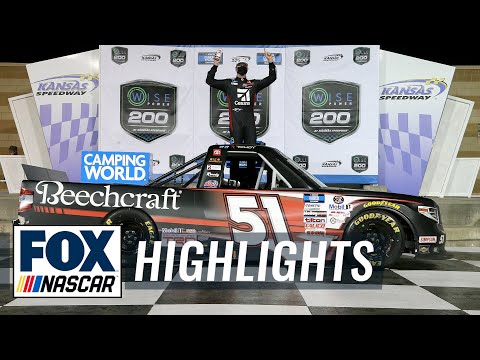 FINAL LAPS: Kyle Busch earns his 61st career Truck Series win at Kansas | NASCAR ON FOX HIGHLIGHTS